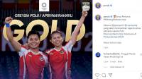 Ucapan Selamat dari Persib untuk Greysia Polii/Apriyani Rahayu